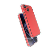 Custodia protettiva trasparente in TPU anti-caduta a doppio osso dritto, For iPhone 13 mini, For iPhone 13, For iPhone 13 Pro, For iPhone 13 Pro Max