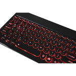 Custodia in pelle per tastiera Bluetooth con copritastiera tonda staccabile YAM13 stile retroilluminazione in pelle di agnello con supporto, For Lenovo Pad Pro 11.5 inch 2021 TB-J716F                                                                     ...