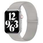 Cinturino elastico in silicone di ricambio per cinturino per Apple Watch Series, 7 41mm / 6 & SE & 5 & 4 40mm / 3 & 2 & 1 38mm, 7 45mm / 6 & SE & 5 & 4 44mm / 3 & 2 & 1 42mm