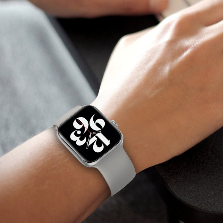 Cinturino elastico in silicone di ricambio per cinturino per Apple Watch Series, 7 41mm / 6 & SE & 5 & 4 40mm / 3 & 2 & 1 38mm, 7 45mm / 6 & SE & 5 & 4 44mm / 3 & 2 & 1 42mm