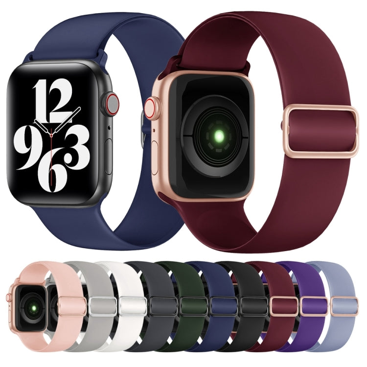 Cinturino elastico in silicone di ricambio per cinturino per Apple Watch Series, 7 41mm / 6 & SE & 5 & 4 40mm / 3 & 2 & 1 38mm, 7 45mm / 6 & SE & 5 & 4 44mm / 3 & 2 & 1 42mm