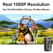 WEJOY A5 1920x1080P 200 lumen multifunzione Home Theater portatile LED HD proiettore digitale Altoparlante Bluetooth, Android 7.1, 2G+16GB,, A5 EU Plug, A5 UK Plug, A5 AU Plug
