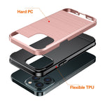 Custodia TPU in fibra di carbonio per iPhone 13 mini, 13, 13 Pro