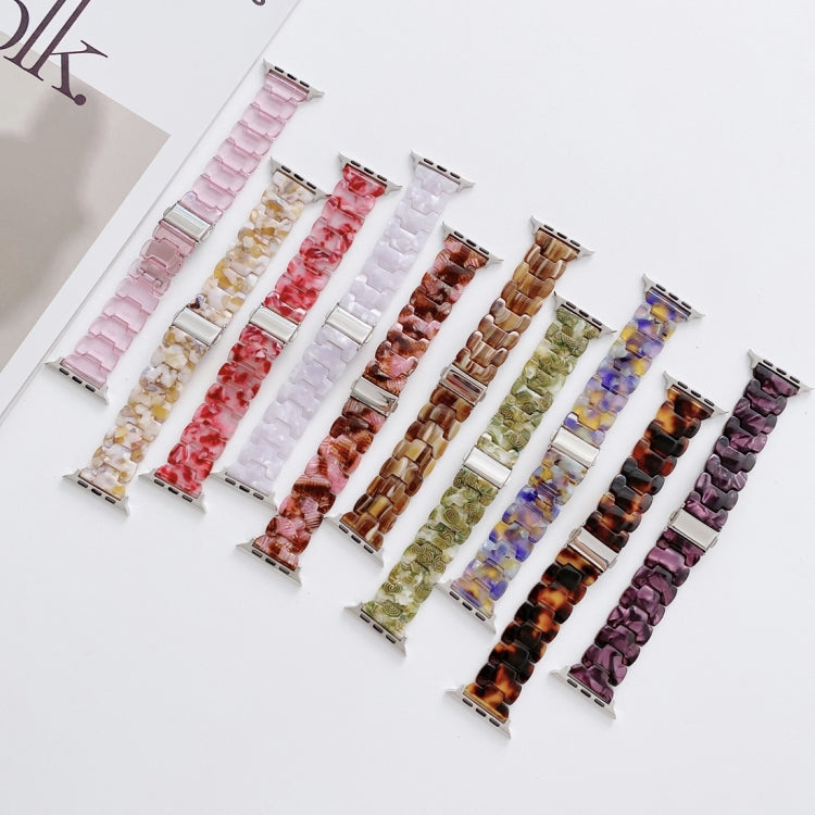 Cinturino di ricambio in resina per Apple Watch Series, 7 41mm / 6 & SE & 5 & 4 40mm / 3 & 2 & 1 38mm, 7 45mm / 6 & SE & 5 & 4 44mm / 3 & 2 & 1 42mm