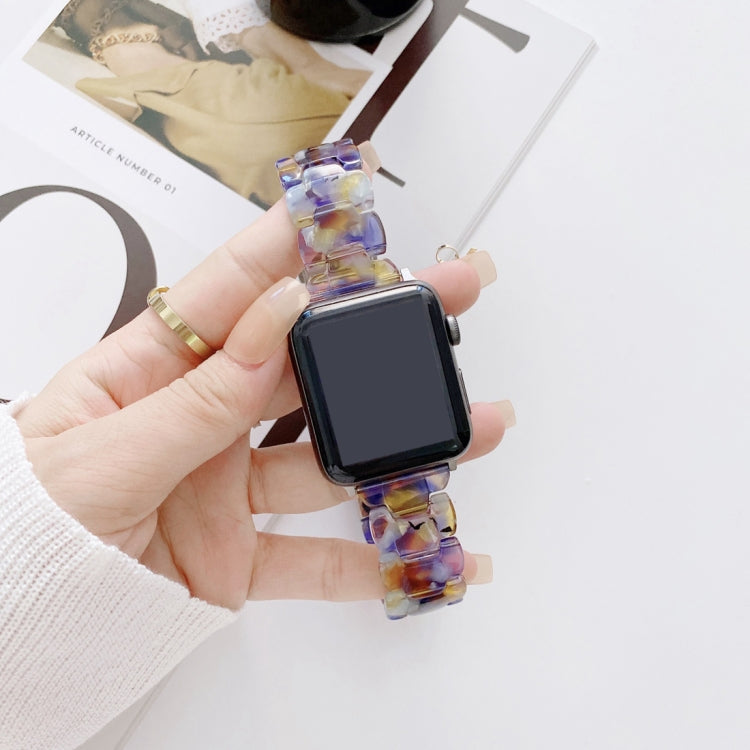 Cinturino di ricambio in resina per Apple Watch Series, 7 41mm / 6 & SE & 5 & 4 40mm / 3 & 2 & 1 38mm, 7 45mm / 6 & SE & 5 & 4 44mm / 3 & 2 & 1 42mm