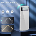 Custodia antiurto per PC + TPU trasparente all-inclusive semplice, For Samsung Galaxy Z Flip3 5G