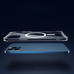 Custodia TPU trasparente antiurto con magnetica per iPhone 13 Pro