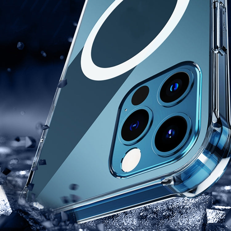Custodia TPU trasparente antiurto con magnetica per iPhone 13 Pro