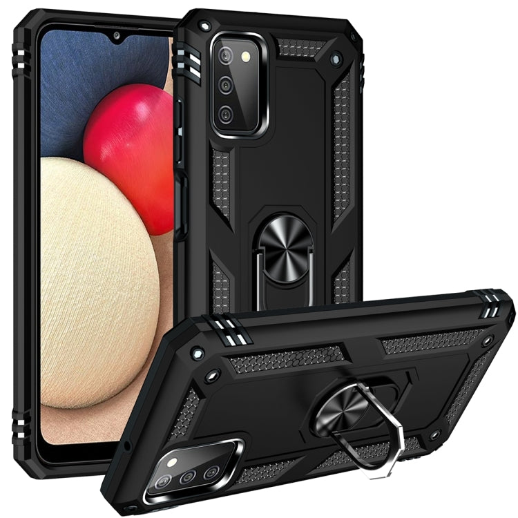 Custodia protettiva antiurto in TPU + PC con supporto girevole a 360 gradi, For Samsung Galaxy A03s 166mm Version, For Samsung Galaxy A03s 166mm Version 166mm 版