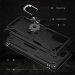 Custodia protettiva antiurto in TPU + PC con supporto girevole a 360 gradi, For Samsung Galaxy A03s 166mm Version, For Samsung Galaxy A03s 166mm Version 166mm 版