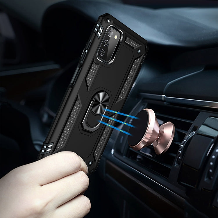 Custodia protettiva antiurto in TPU + PC con supporto girevole a 360 gradi, For Samsung Galaxy A03s 166mm Version, For Samsung Galaxy A03s 166mm Version 166mm 版