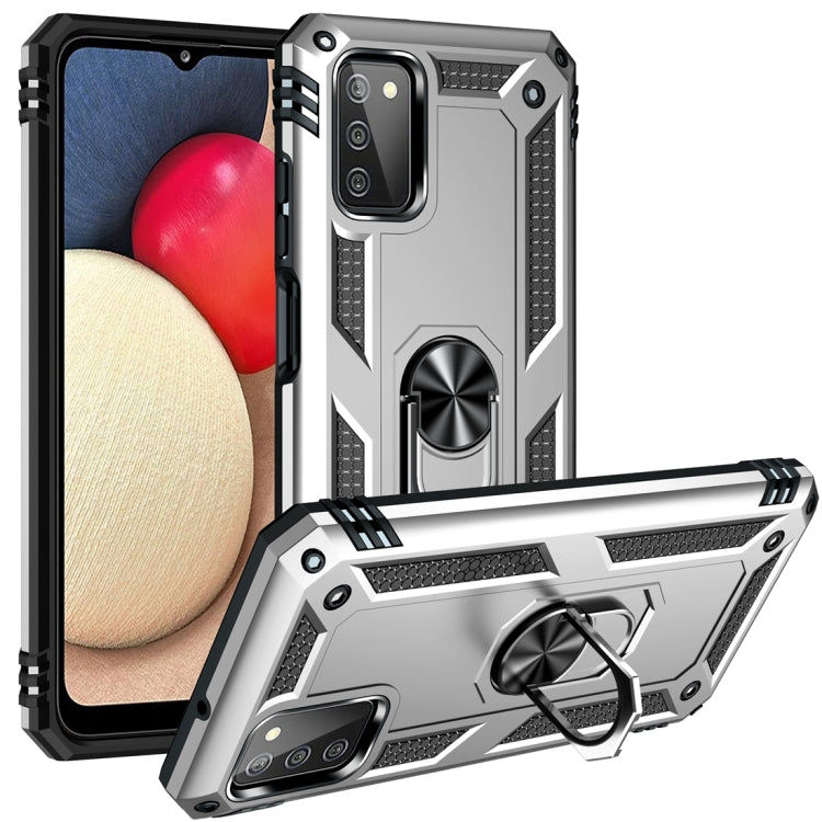 Custodia protettiva antiurto in TPU + PC con supporto girevole a 360 gradi, For Samsung Galaxy A03s 166mm Version, For Samsung Galaxy A03s 166mm Version 166mm 版