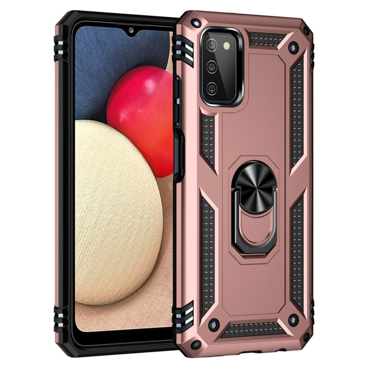 Custodia protettiva antiurto in TPU + PC con supporto girevole a 360 gradi, For Samsung Galaxy A03s 166mm Version, For Samsung Galaxy A03s 166mm Version 166mm 版