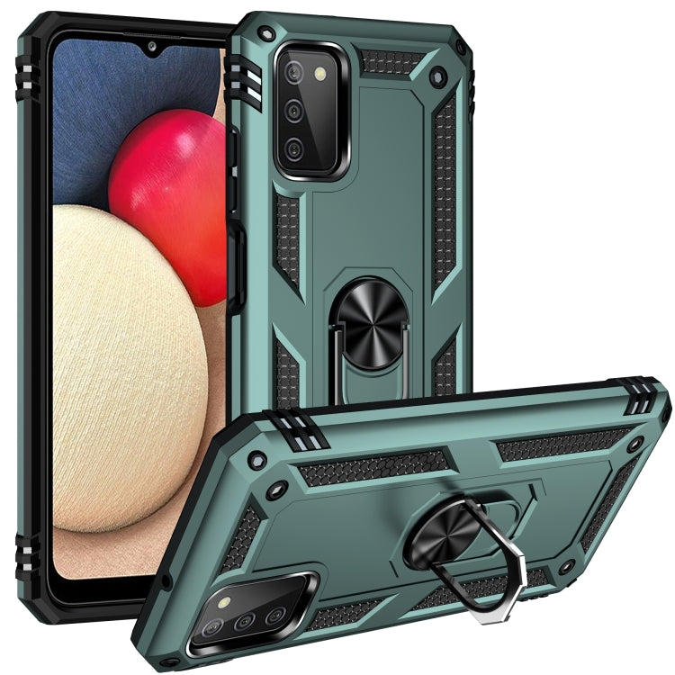 Custodia protettiva antiurto in TPU + PC con supporto girevole a 360 gradi, For Samsung Galaxy A03s 166mm Version, For Samsung Galaxy A03s 166mm Version 166mm 版