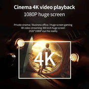 WEJOY Y5 800x480P 80 ANSI Lumen Proiettore Digitale Portatile Home Theater LED HD, Android 9.0, 1G+8G,, Y5 EU Plug, Y5 UK Plug, Y5 AU Plug