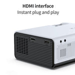 WEJOY Y5 800x480P 80 ANSI Lumen Proiettore Digitale Portatile Home Theater LED HD, Android 9.0, 1G+8G,, Y5 EU Plug, Y5 UK Plug, Y5 AU Plug