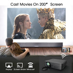 WEJOY L9 1920x1080P 400 ANSI Lumen Proiettore Digitale Portatile Home Theater LED HD, Android 6.0, 1G+8G,, L9 AU Plug, L9 EU Plug, L9 UK Plug