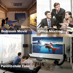 WEJOY L9 1920x1080P 400 ANSI Lumen Proiettore Digitale Portatile Home Theater LED HD, Android 6.0, 1G+8G,, L9 AU Plug, L9 EU Plug, L9 UK Plug