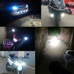2 PZ L3C 8-85V / 16W / 5000K / 2000LM Faretto LED esterno impermeabile IP65 per moto, L3C