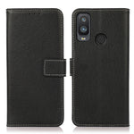 Litchi Texture PU + TPU Custodia in pelle a vibrazione orizzontale con supporto, slot per carte e portafoglio, For Alcatel 1L 2021