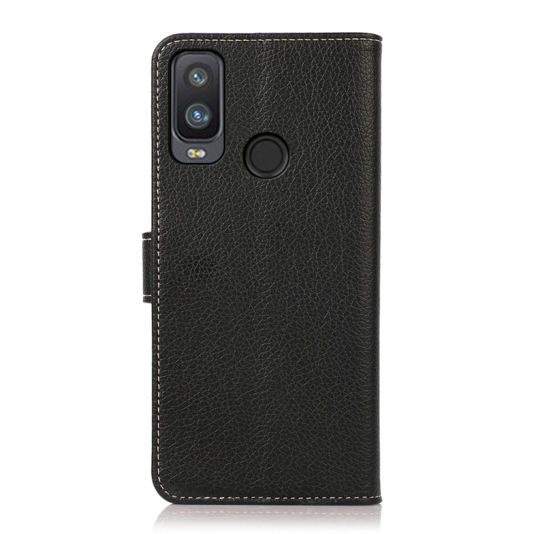 Litchi Texture PU + TPU Custodia in pelle a vibrazione orizzontale con supporto, slot per carte e portafoglio, For Alcatel 1L 2021