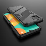 Punk Armor 2 in 1 PC + custodia antiurto in TPU con supporto invisibile, For Samsung Galaxy M32
