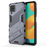 Punk Armor 2 in 1 PC + custodia antiurto in TPU con supporto invisibile, For Samsung Galaxy M32