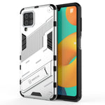 Punk Armor 2 in 1 PC + custodia antiurto in TPU con supporto invisibile, For Samsung Galaxy M32