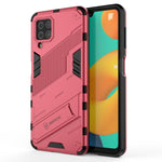 Punk Armor 2 in 1 PC + custodia antiurto in TPU con supporto invisibile, For Samsung Galaxy M32