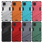 Punk Armor 2 in 1 PC + custodia antiurto in TPU con supporto invisibile, For Samsung Galaxy M32