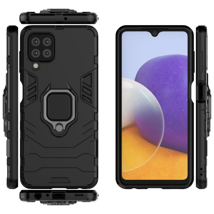 Custodia protettiva antiurto per PC + TPU con supporto per anello magnetico, For Samsung Galaxy M32 Indian Version