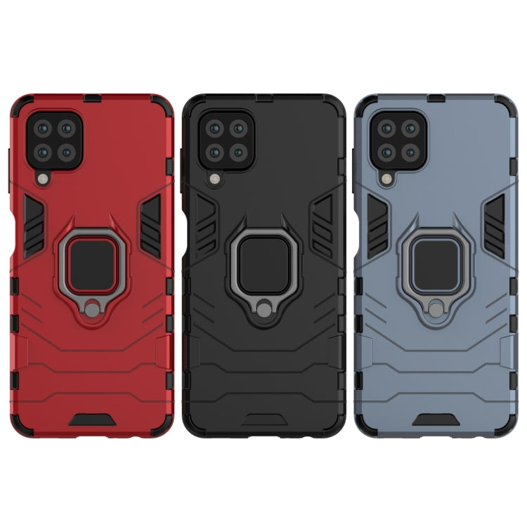 Custodia protettiva antiurto per PC + TPU con supporto per anello magnetico, For Samsung Galaxy M32 Indian Version