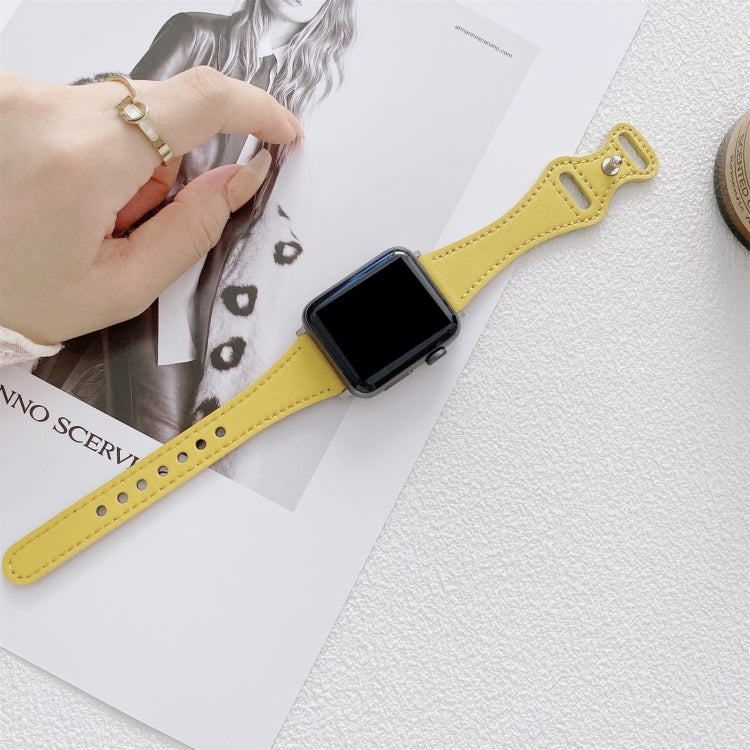 Cinturino di ricambio per cinturino di ricambio in pelle con fibbia inversa a forma di 8 a vita piccola per Apple Watch Series, 7 41mm / 6 & SE & 5 & 4 40mm / 3 & 2 & 1 38mm, 7 45mm / 6 & SE & 5 & 4 44mm / 3 & 2 & 1 42mm