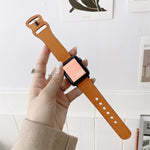 Cinturino in pelle con fibbia 8 per Apple Watch