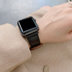 Cinturino in pelle con fibbia 8 per Apple Watch