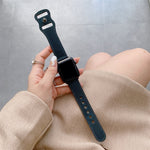 Cinturino in pelle con fibbia 8 per Apple Watch
