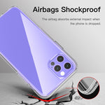 Custodia TPU trasparente antiurto per iPhone 13