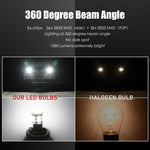 1 paio E0052 9-14V 1156-54SMD-2835 6000K 1080LM Luce bianca Decodifica auto Indicatori di direzione Luce di retromarcia, E0052