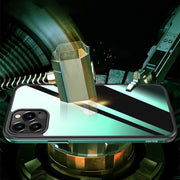 SULADA Struttura in metallo antiurto in alluminio aeronautico + vetro nano + custodia protettiva in TPU, For iPhone 11, For iPhone 11 Pro, For iPhone 12 mini, For iPhone 12