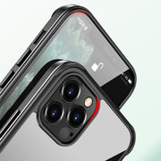 SULADA Struttura in metallo antiurto in alluminio aeronautico + vetro nano + custodia protettiva in TPU, For iPhone 11, For iPhone 11 Pro, For iPhone 12 mini, For iPhone 12