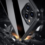 Custodia TPU con struttura in alluminio per iPhone XS e X