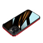 Custodia TPU con struttura in alluminio per iPhone XS e X