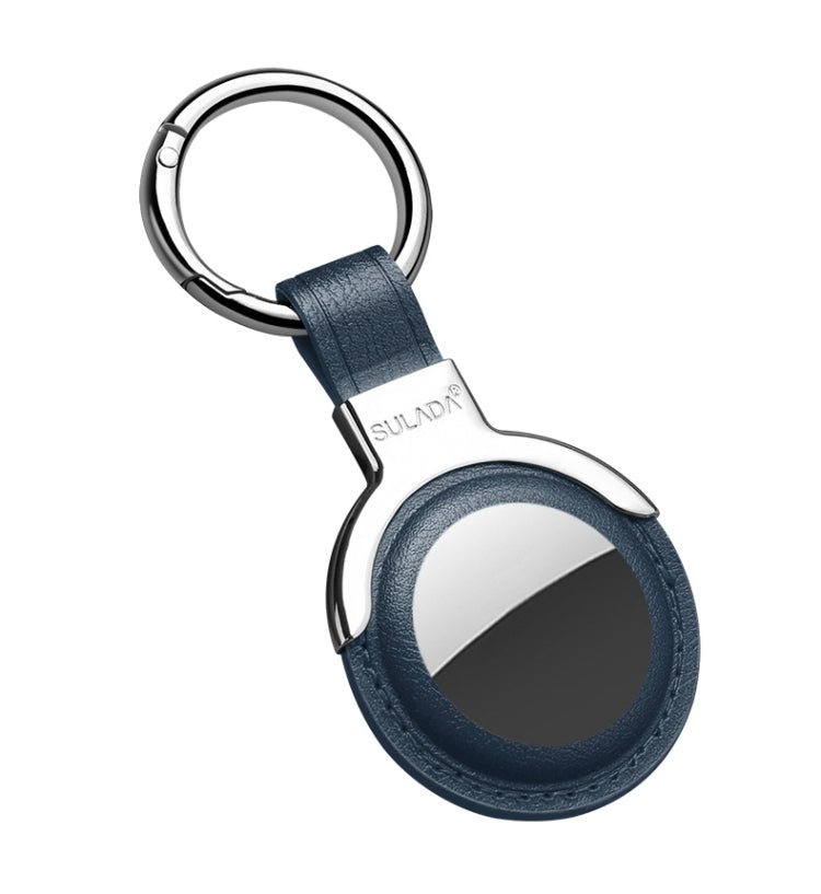 Custodia in pelle con anello portachiavi per AirTag