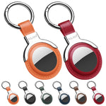 Custodia in pelle con anello portachiavi per AirTag