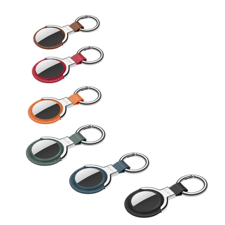 Custodia in pelle con anello portachiavi per AirTag