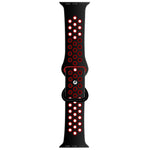 Cinturino di ricambio in silicone liquido bicolore con fibbia a farfalla per Apple Watch Series, 7 41mm / 6 & SE & 5 & 4 40mm / 3 & 2 & 1 38mm