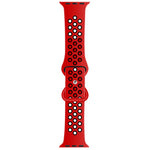 Cinturino di ricambio in silicone liquido bicolore con fibbia a farfalla per Apple Watch Series, 7 41mm / 6 & SE & 5 & 4 40mm / 3 & 2 & 1 38mm