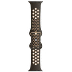 Cinturino di ricambio in silicone liquido bicolore con fibbia a farfalla per Apple Watch Series, 7 41mm / 6 & SE & 5 & 4 40mm / 3 & 2 & 1 38mm