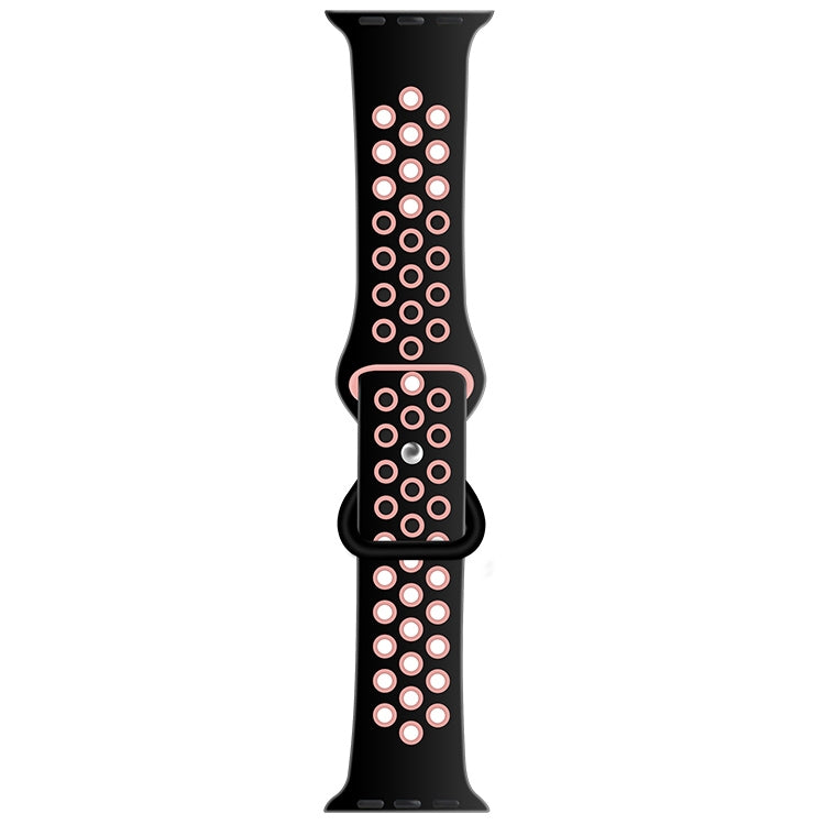 Cinturino di ricambio in silicone liquido bicolore con fibbia a farfalla per Apple Watch Series, 7 45mm / 6 & SE & 5 & 4 44mm / 3 & 2 & 1 42mm