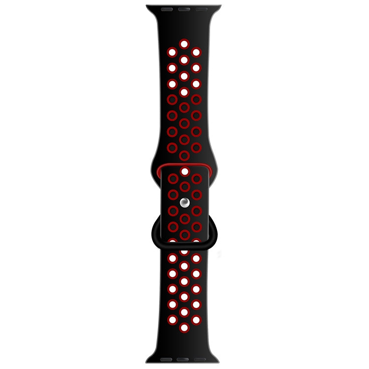 Cinturino di ricambio in silicone liquido bicolore con fibbia a farfalla per Apple Watch Series, 7 45mm / 6 & SE & 5 & 4 44mm / 3 & 2 & 1 42mm